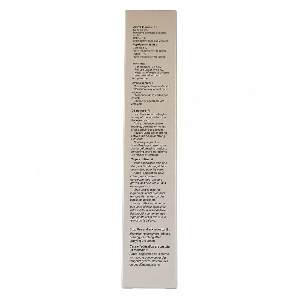 Tantea Eye Serum 6% Caffeine 1% Retinol 360 Roller 0.68oz Factory Sealed 2 Pack